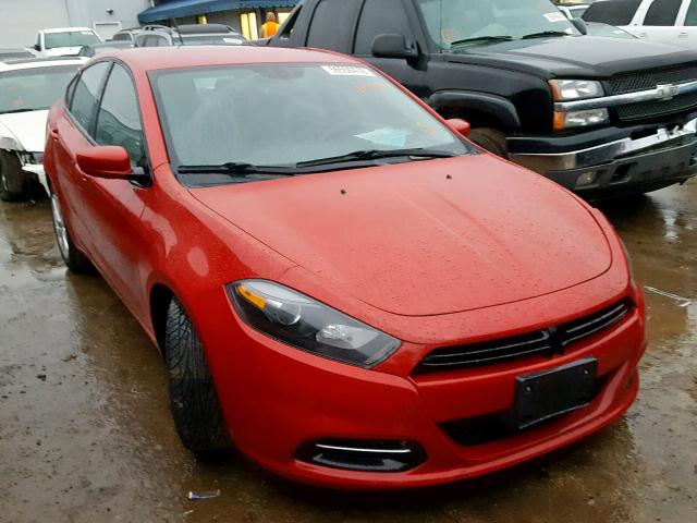 1C3CDFBA1ED667626 - 2014 DODGE DART SXT RED photo 1