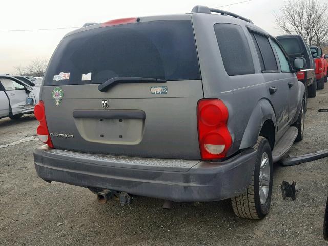 1D4HB38N45F624518 - 2005 DODGE DURANGO ST GRAY photo 4