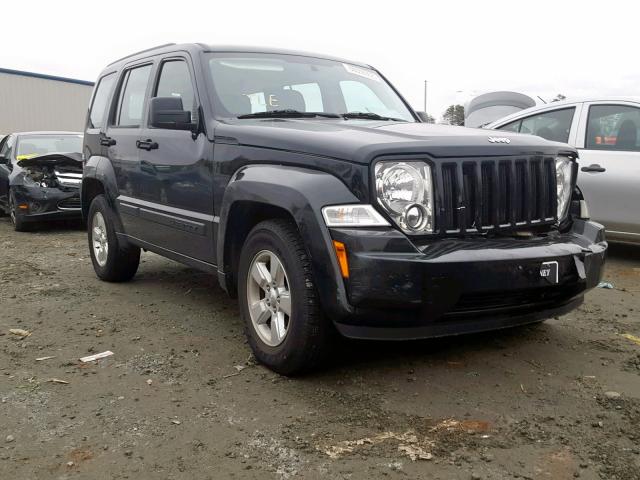 1C4PJLAK0CW213917 - 2012 JEEP LIBERTY SP BLACK photo 1