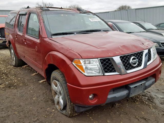 1N6AD07W16C447797 - 2006 NISSAN FRONTIER C RED photo 1