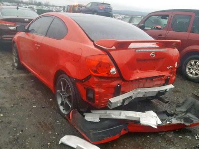 JTKDE167850056457 - 2005 TOYOTA SCION TC წითელი ფოტო 3