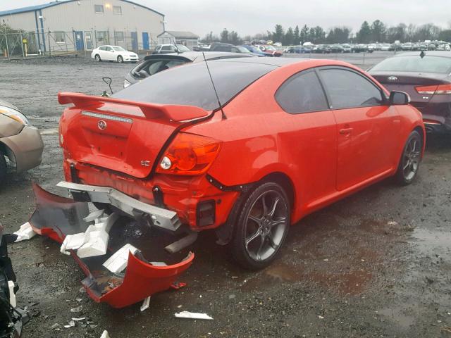 JTKDE167850056457 - 2005 TOYOTA SCION TC წითელი ფოტო 4