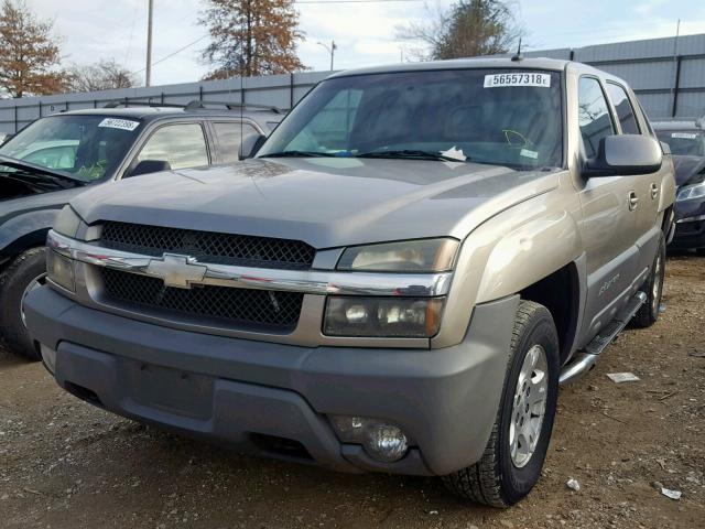 3GNEC13T72G313416 - 2002 CHEVROLET AVALANCHE GRAY photo 2