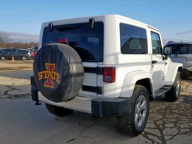 1C4AJWBG3EL194740 - 2014 JEEP WRANGLER S WHITE photo 4