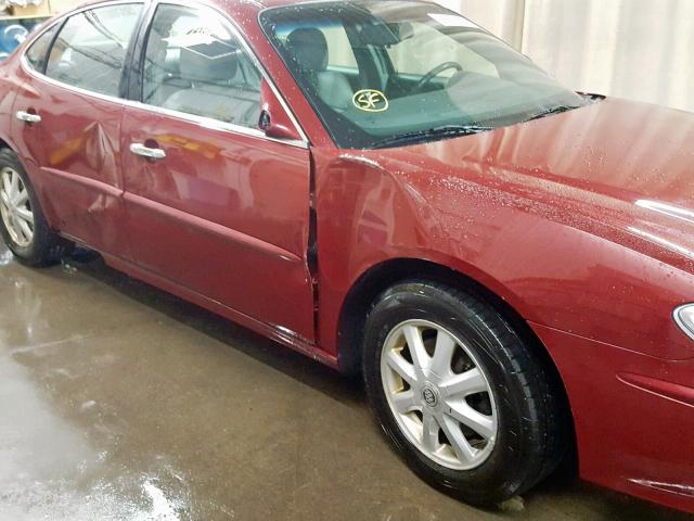 2G4WD532651216967 - 2005 BUICK LACROSSE C MAROON photo 9