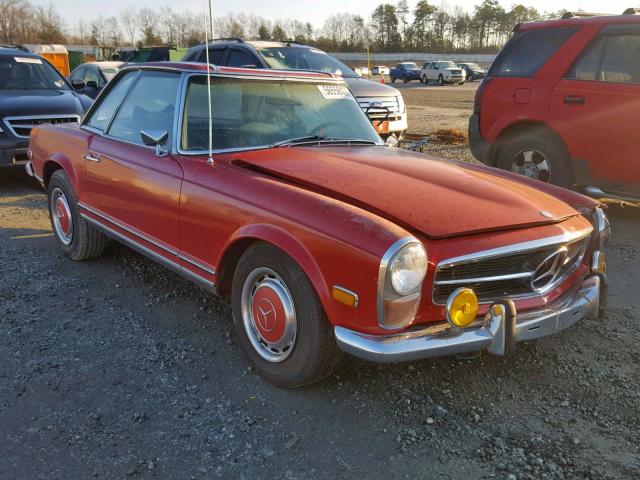 11304412020218 - 1971 MERCEDES-BENZ 280SL RED photo 1