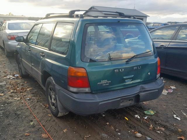 JF1SF6352XH716529 - 1999 SUBARU FORESTER L GREEN photo 3