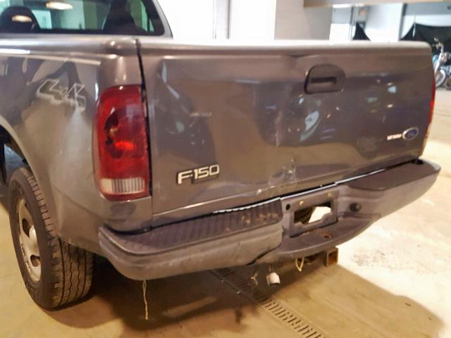 2FTRF18W24CA31852 - 2004 FORD F-150 HERI GRAY photo 9