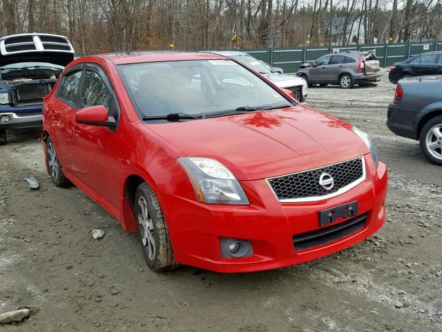 3N1AB6AP7CL736702 - 2012 NISSAN SENTRA 2.0 RED photo 1