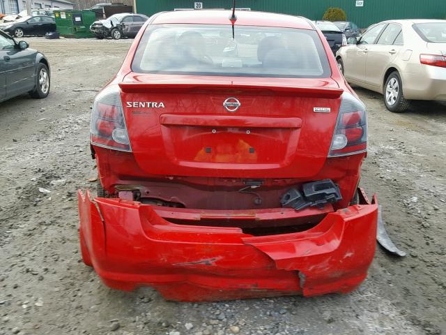 3N1AB6AP7CL736702 - 2012 NISSAN SENTRA 2.0 RED photo 9