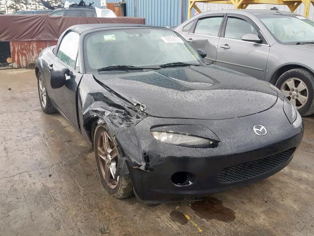 JM1NC25F280149950 - 2008 MAZDA MX-5 MIATA BLACK photo 1