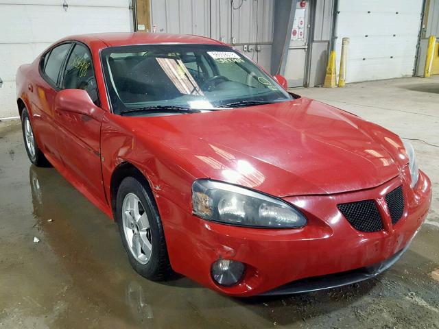 2G2WP552581105554 - 2008 PONTIAC GRAND PRIX BURGUNDY photo 1
