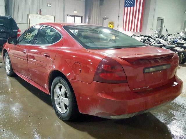 2G2WP552581105554 - 2008 PONTIAC GRAND PRIX BURGUNDY photo 3