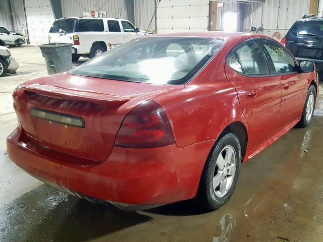2G2WP552581105554 - 2008 PONTIAC GRAND PRIX BURGUNDY photo 4