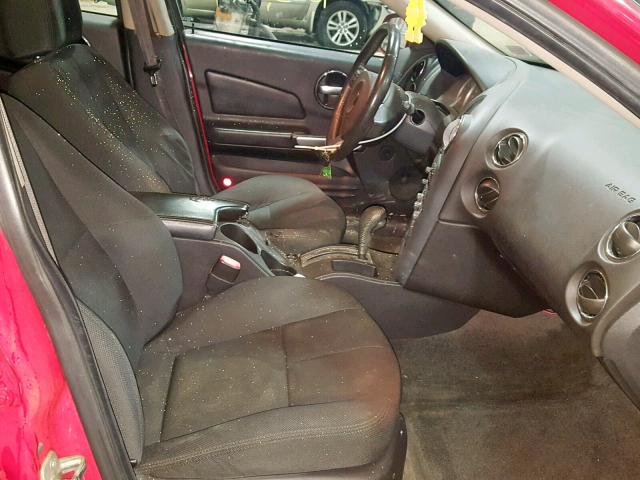 2G2WP552581105554 - 2008 PONTIAC GRAND PRIX BURGUNDY photo 5