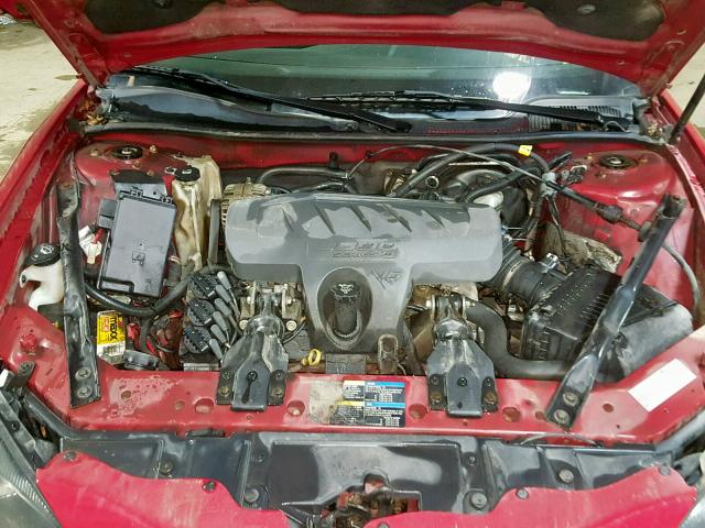 2G2WP552581105554 - 2008 PONTIAC GRAND PRIX BURGUNDY photo 7