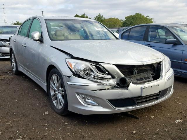 KMHGC4DD9DU240698 - 2013 HYUNDAI GENESIS 3. SILVER photo 1