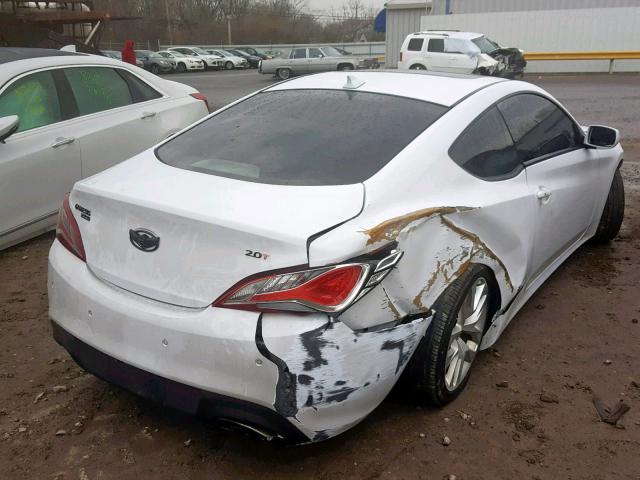 KMHHT6KD3EU119329 - 2014 HYUNDAI GENESIS CO WHITE photo 4