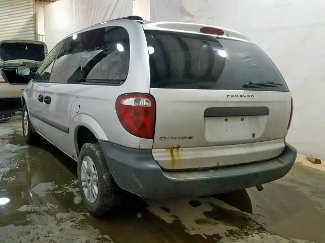 1D4GP25B87B264231 - 2007 DODGE CARAVAN SE SILVER photo 3