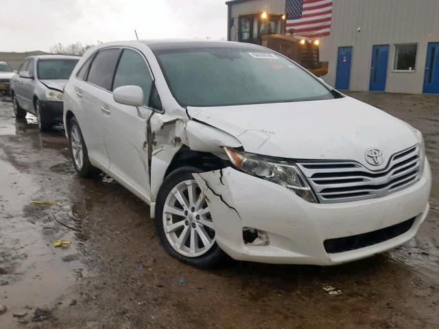 4T3ZA3BB4AU036601 - 2010 TOYOTA VENZA BASE WHITE photo 1