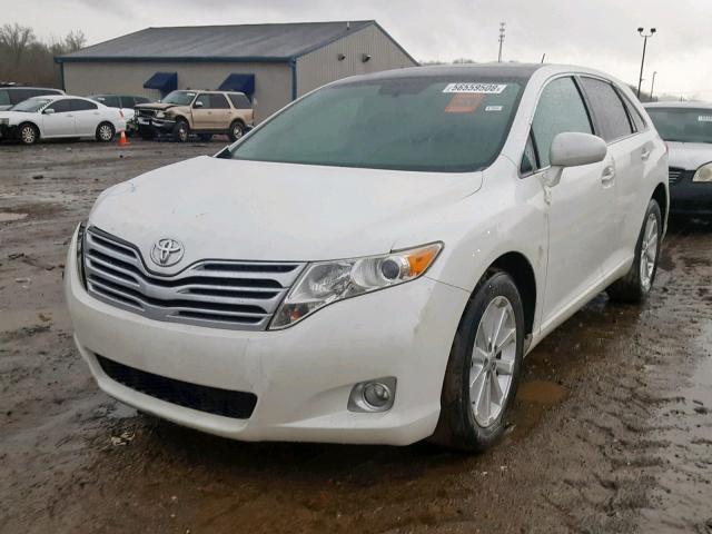 4T3ZA3BB4AU036601 - 2010 TOYOTA VENZA BASE WHITE photo 2