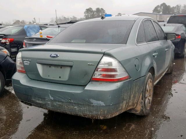 1FAHP24WX8G125475 - 2008 FORD TAURUS SEL TEAL photo 4