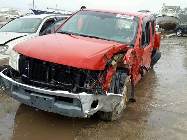 1N6AD07W76C401469 - 2006 NISSAN FRONTIER C RED photo 2