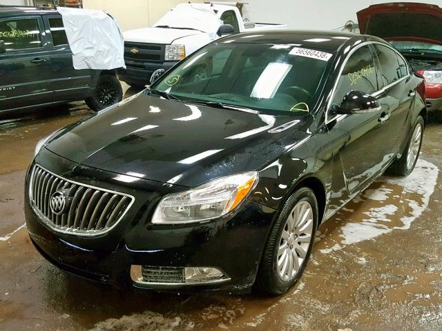 2G4GS5EV9C9214789 - 2012 BUICK REGAL PREM BLACK photo 2