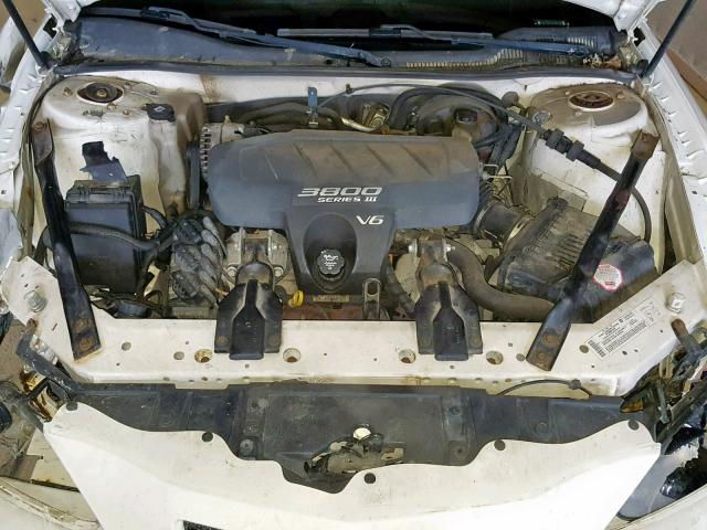 2G2WP522541372983 - 2004 PONTIAC GRAND PRIX WHITE photo 7