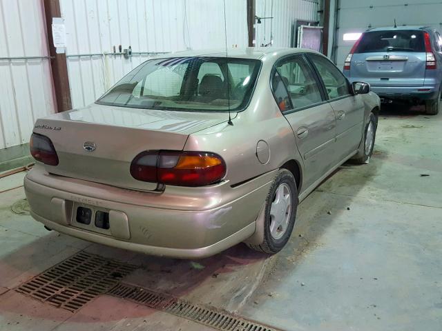 1G1NE52JXY6327257 - 2000 CHEVROLET MALIBU LS GOLD photo 4