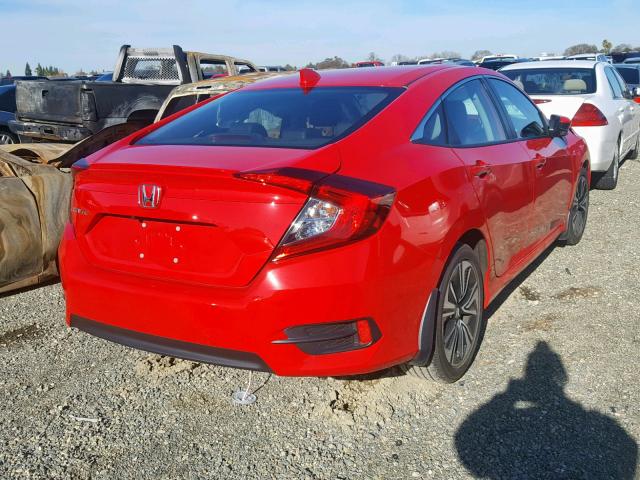 2HGFC1F76HH653632 - 2017 HONDA CIVIC EXL RED photo 4