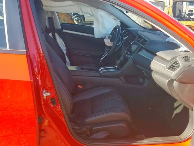 2HGFC1F76HH653632 - 2017 HONDA CIVIC EXL RED photo 5