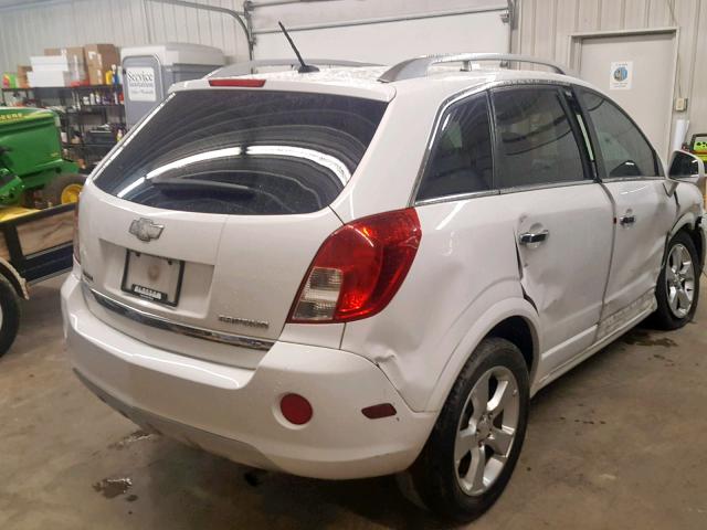 3GNAL3EK5ES648643 - 2014 CHEVROLET CAPTIVA LT WHITE photo 4