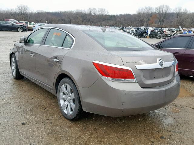 1G4GC5ED8BF376665 - 2011 BUICK LACROSSE C BROWN photo 3