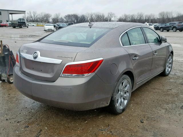 1G4GC5ED8BF376665 - 2011 BUICK LACROSSE C BROWN photo 4