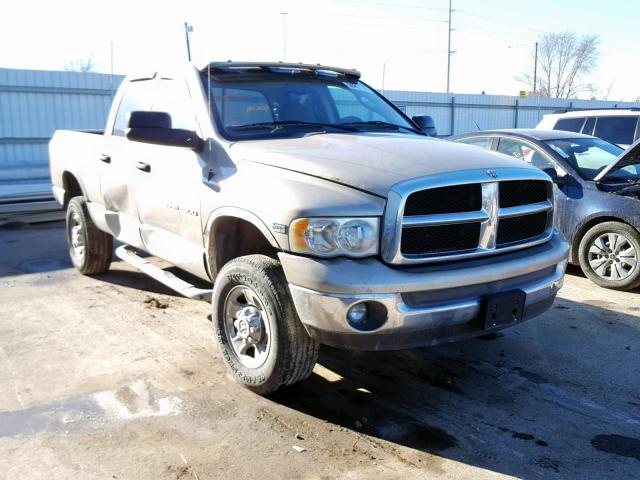 3D7KU28D33G848119 - 2003 DODGE RAM 2500 S GOLD photo 1