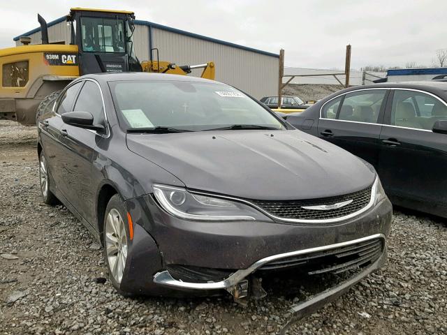 1C3CCCAB2GN138257 - 2016 CHRYSLER 200 LIMITE CHARCOAL photo 1