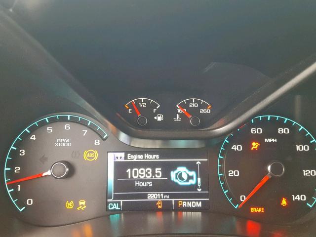 1GCGSCEAXG1382957 - 2016 CHEVROLET COLORADO L BLACK photo 8