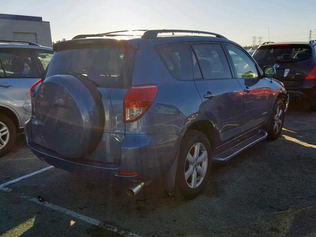 JTMBK31V575027755 - 2007 TOYOTA RAV4 LIMIT BLUE photo 4