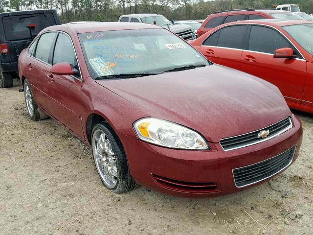 2G1WT55K569111322 - 2006 CHEVROLET IMPALA LT RED photo 1