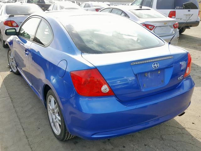 JTKDE167560137322 - 2006 TOYOTA SCION TC ლურჯი ფოტო 3