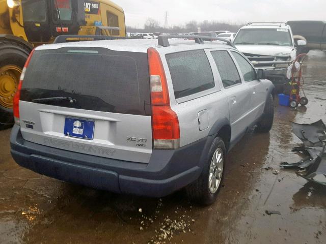 YV1SZ59H941140062 - 2004 VOLVO XC70 SILVER photo 4