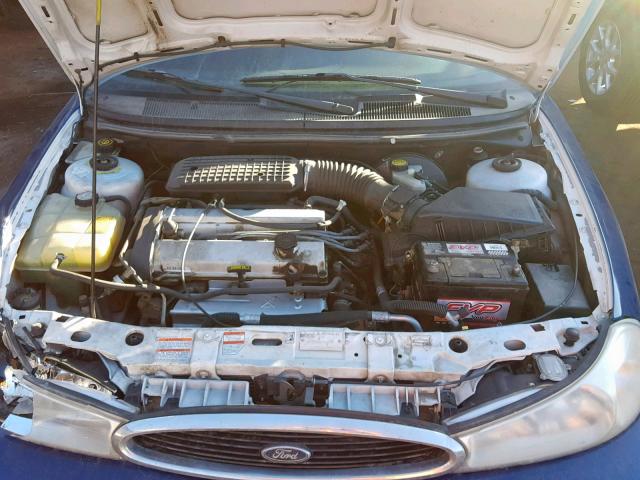 1FAFP6637WK277306 - 1998 FORD CONTOUR LX BLUE photo 7