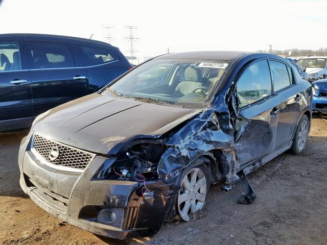 3N1AB6AP1CL666632 - 2012 NISSAN SENTRA 2.0 BLACK photo 2