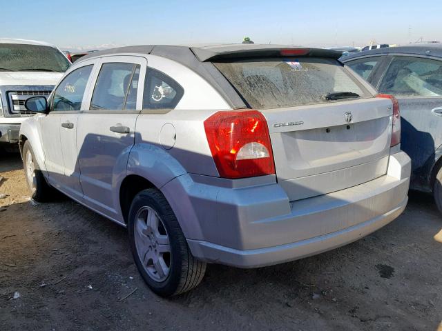 1B3HB48B88D509530 - 2008 DODGE CALIBER SX SILVER photo 3