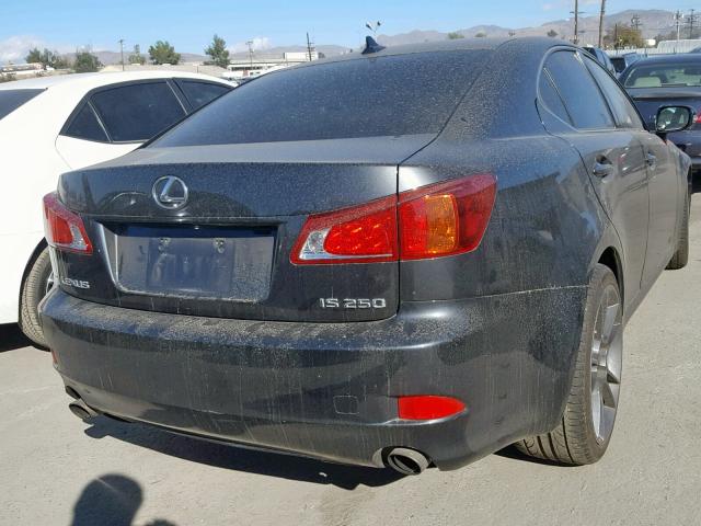 JTHBF5C24A2095099 - 2010 LEXUS IS 250 GRAY photo 4