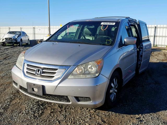 5FNRL38758B059253 - 2008 HONDA ODYSSEY EX SILVER photo 2