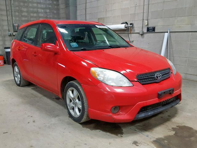 2T1KR30EX7C663202 - 2007 TOYOTA COROLLA MA RED photo 1