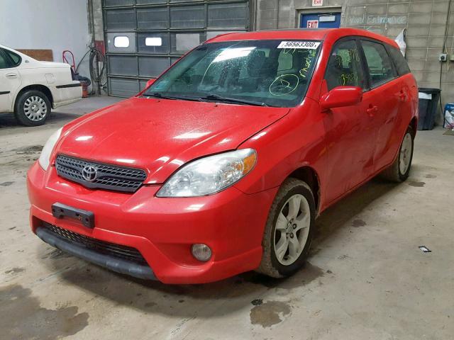 2T1KR30EX7C663202 - 2007 TOYOTA COROLLA MA RED photo 2