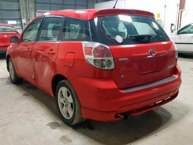 2T1KR30EX7C663202 - 2007 TOYOTA COROLLA MA RED photo 3